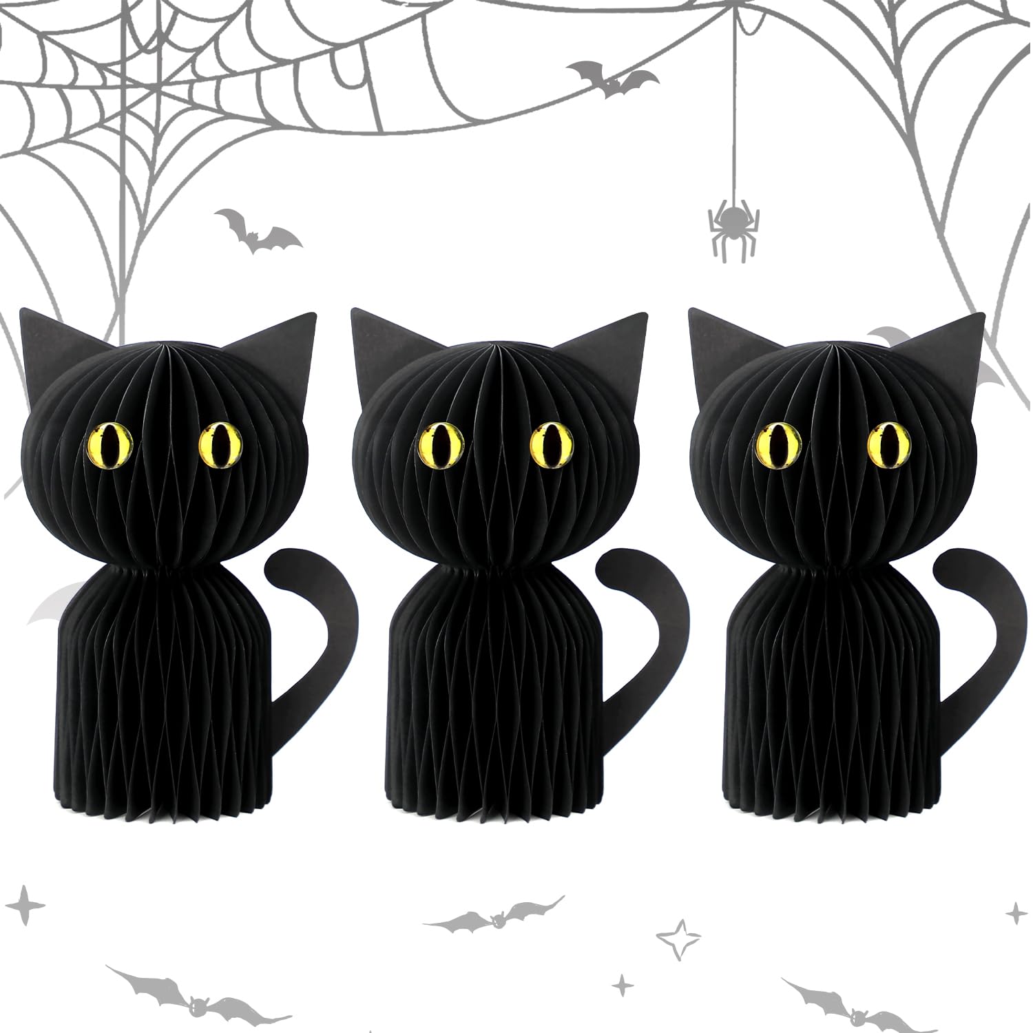 black cat Halloween decor product