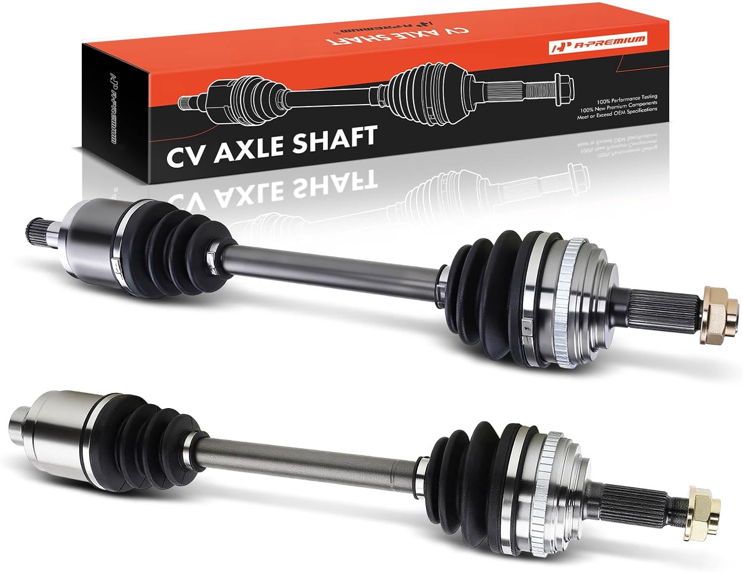 A-Premium Pair (2) Front CV Axle Shaft Assembly Compatible with Honda CR-V 1997 1998 1999 2000 2001 L4 2.0L, Left and Right, Replace# 44010S10A00, 44011S10A00 - Image 10