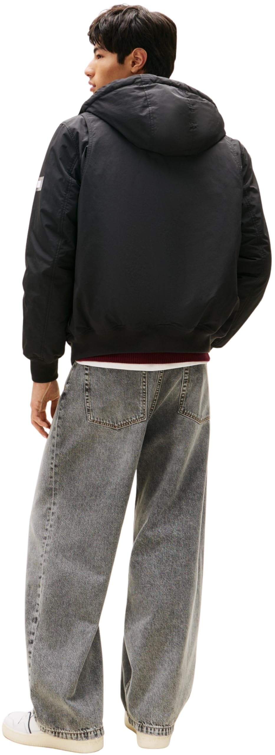 Tommy Jeans Herren Bomberjacke City Ready mit Kapuze