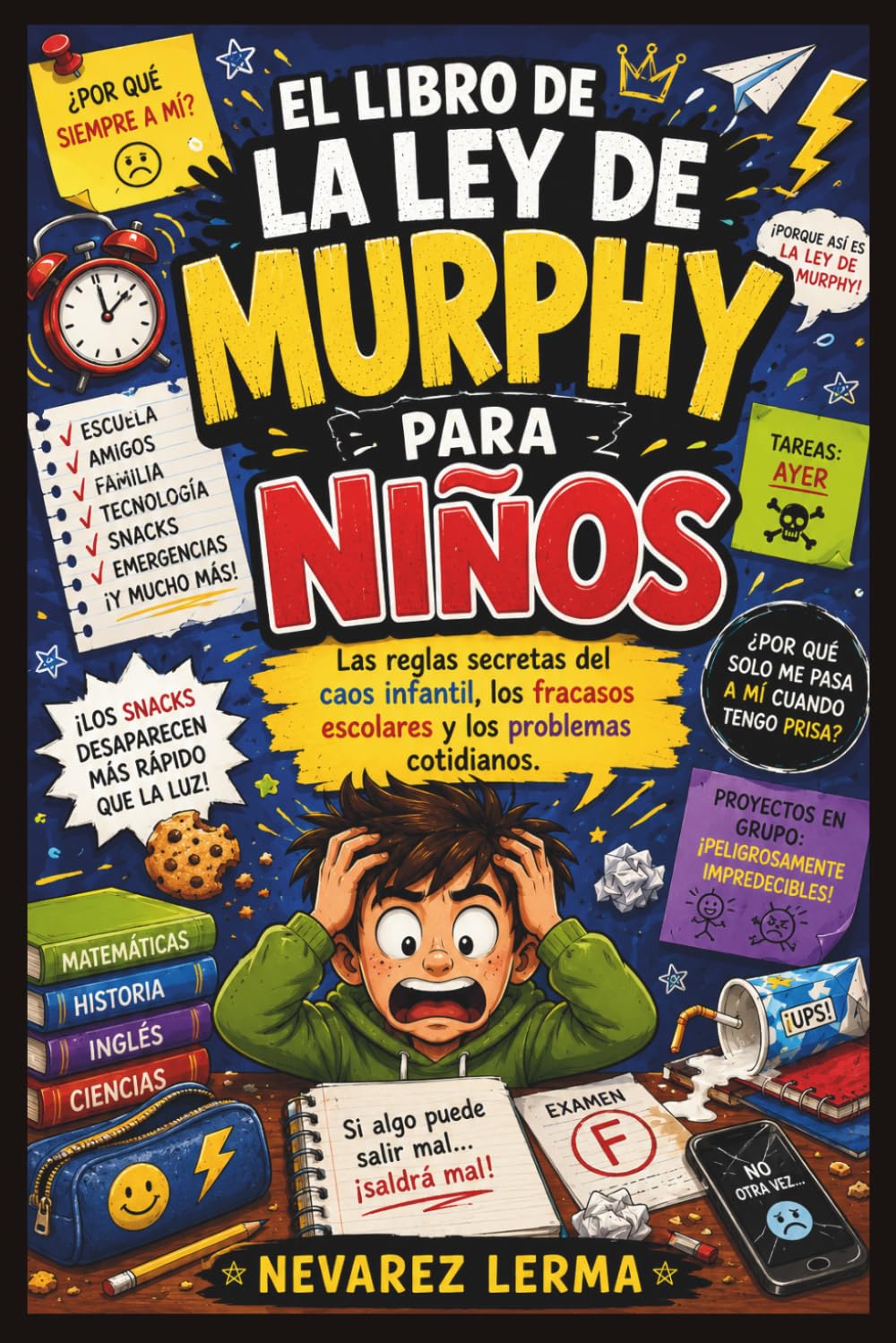 EL LIBRO DE LA LEY DE MURPHY PARA NIÑOS: Las reglas secretas del caos infantil, los fracasos escolares y los problemas cotidianos.