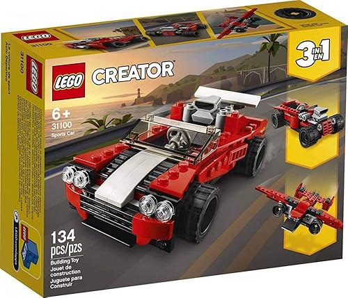 Miniatura 1 de LEGO Creator - Coche deportivo de juguete 31100 3 en 1 134 piezas