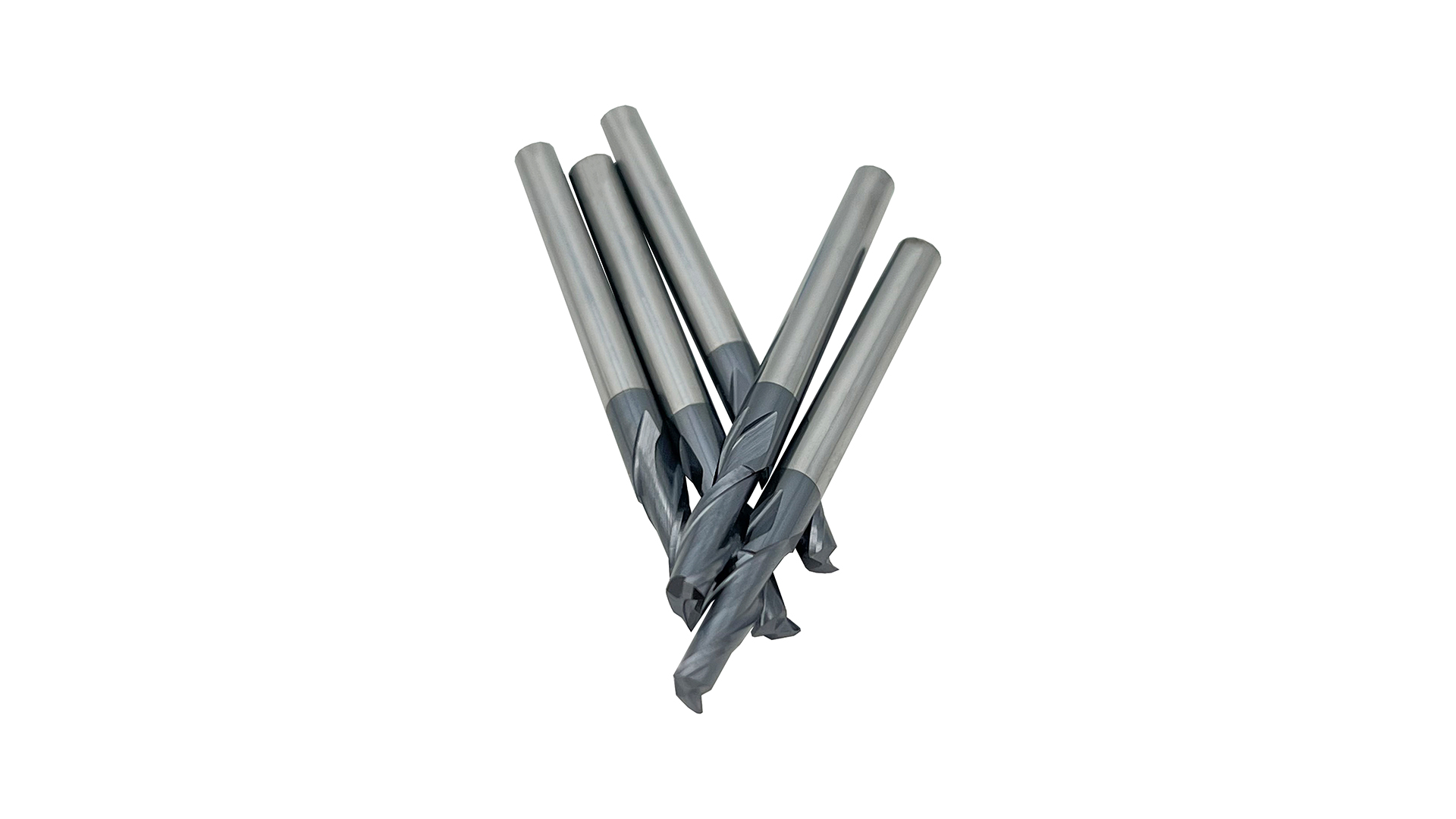 Image of Carbide Square End Mill - 2 Flute - 1 /8 inch 2T (5 Piece, 1 /8 inch) - for Milling Alloy Steels, Hardened Steel, Metal & More - Mill Bits Sets for DIYers & Professionals by LU&MN