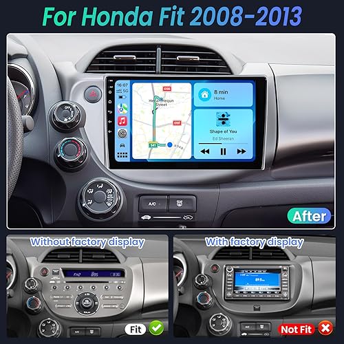Miniatura 2 de Radio estéreo de coche 2+32G para Honda Accord Radio 2003-2007 con CarplayAndroid Auto y cámara de respaldo, unidad principal de pantalla táctil HD
