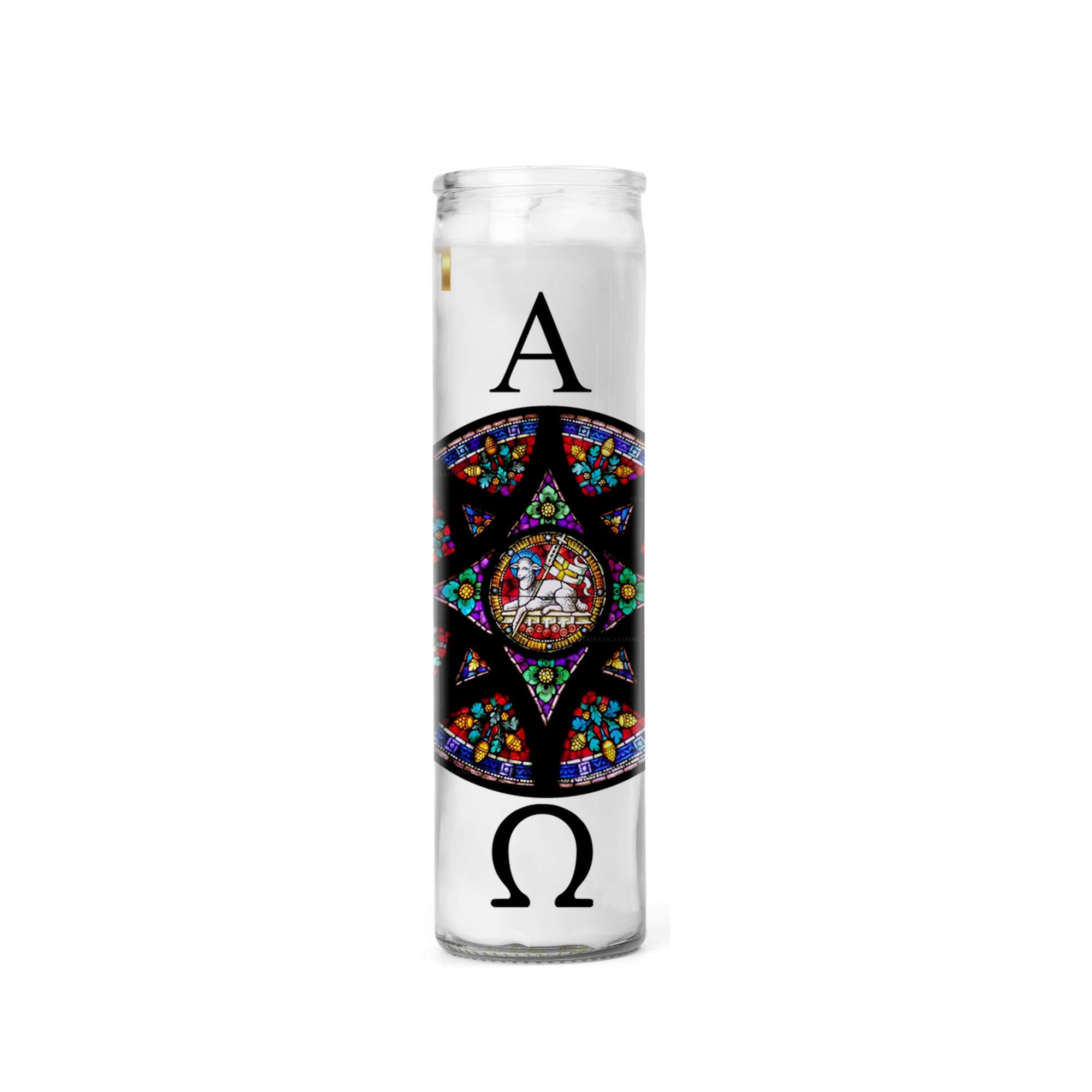 Gifts by Lulee, LLC Paschal Candle Resurrection 2021 One Glass Candle