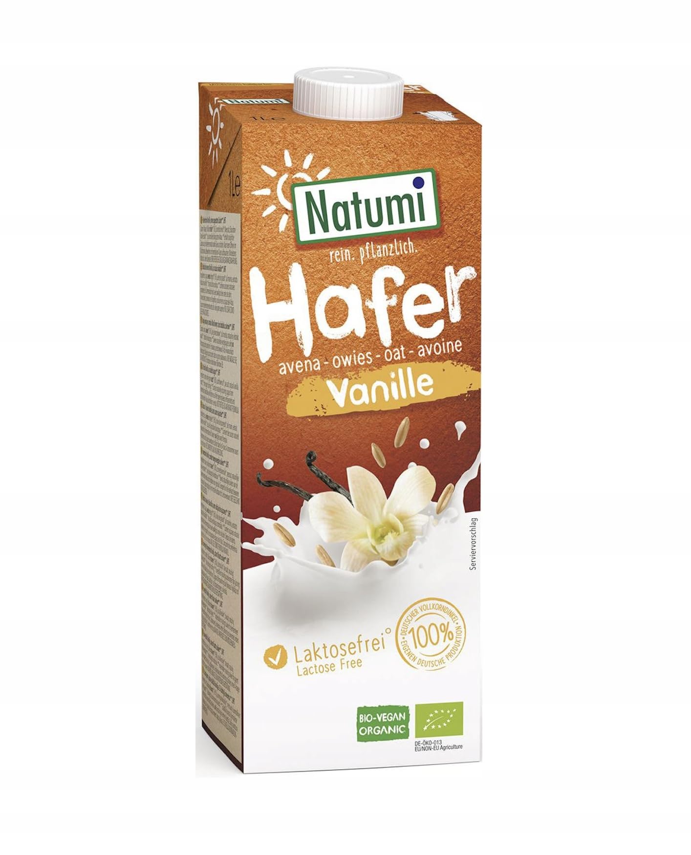 Boisson Avoine-​Vanille sans ajout de sucres Bio 1 L - Natumi