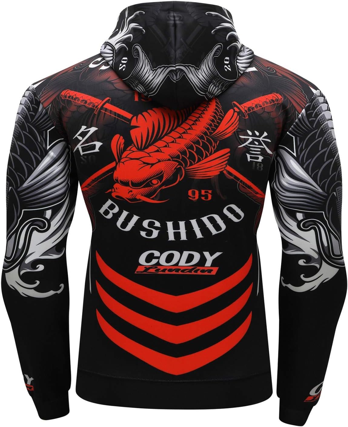 Red Plume Men’s Pullover Digital Printing Hooded Sweatshirt/Men’s Cool Pullover Hoodie for Sports& Fitness