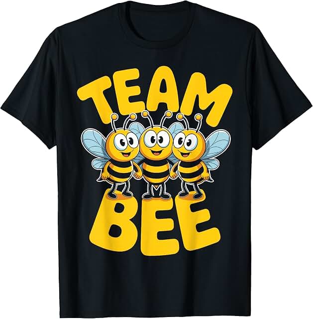 Bee Team Cute Cartoon Apiarist Tee