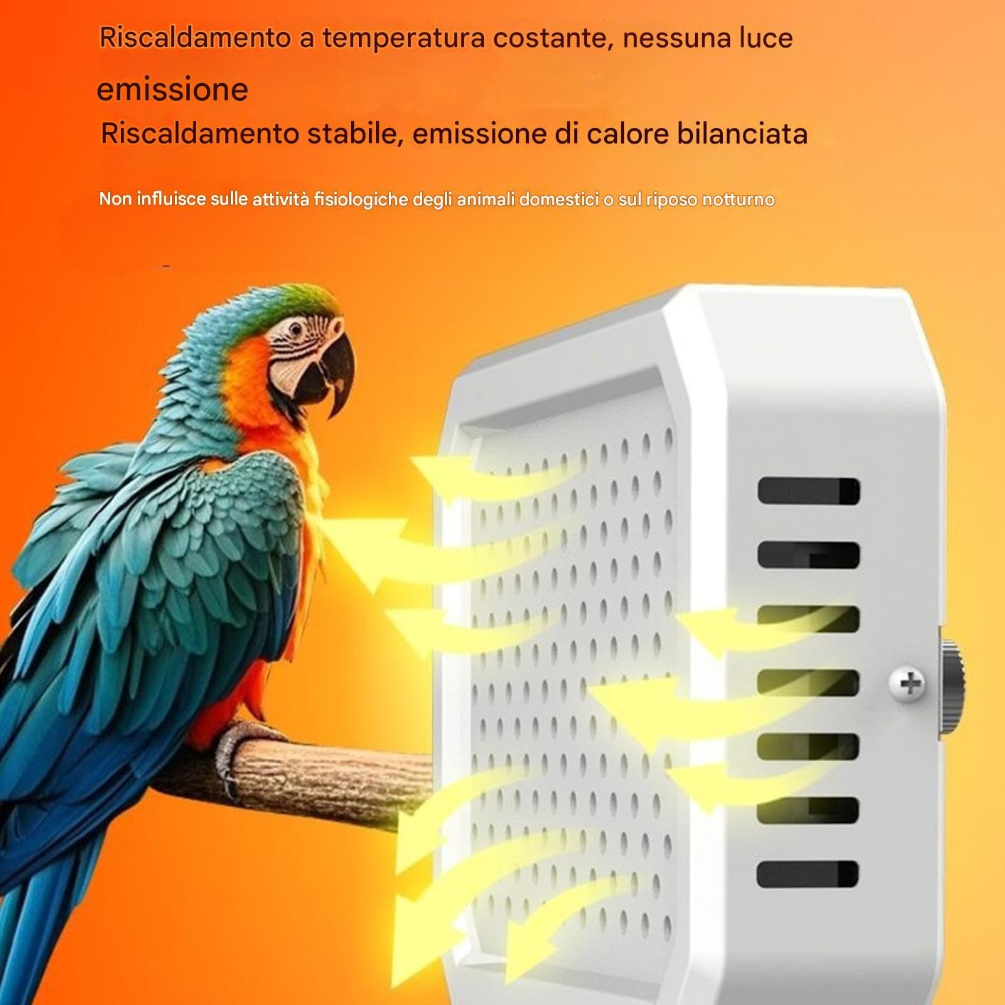 Riscaldatore Uccelli - Termostato Riscaldatore per Piccoli Animali,Rettili per Inverno Riposo Nidificazione Guinea Pig