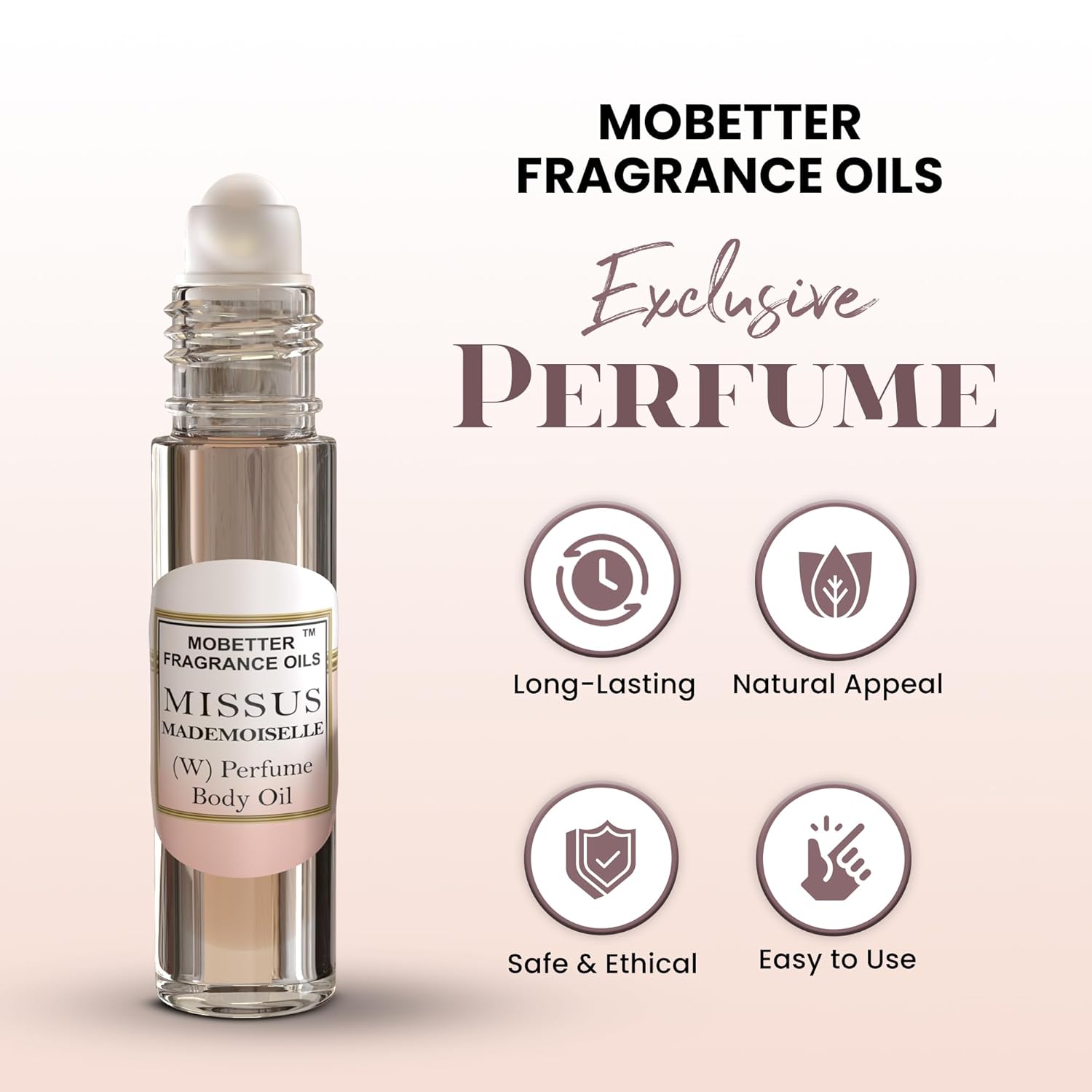 MOBETTER FRAGRANCE OILS Missus Mademoiselle Women Perfume Body Oil - Image 3