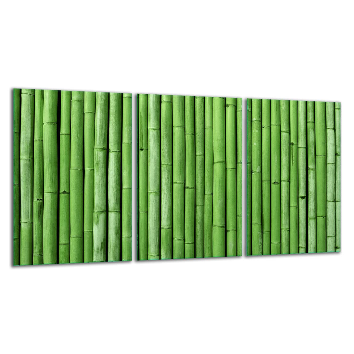 TMK | Herdabdeckplatten ceranfeld 3 Teilig 30x52 cm | Ceranfeldabdeckung Küche Elektroherd Induktion | Herdschutz Spritzschutz | Glasplatte Schneidebrett | Bambus