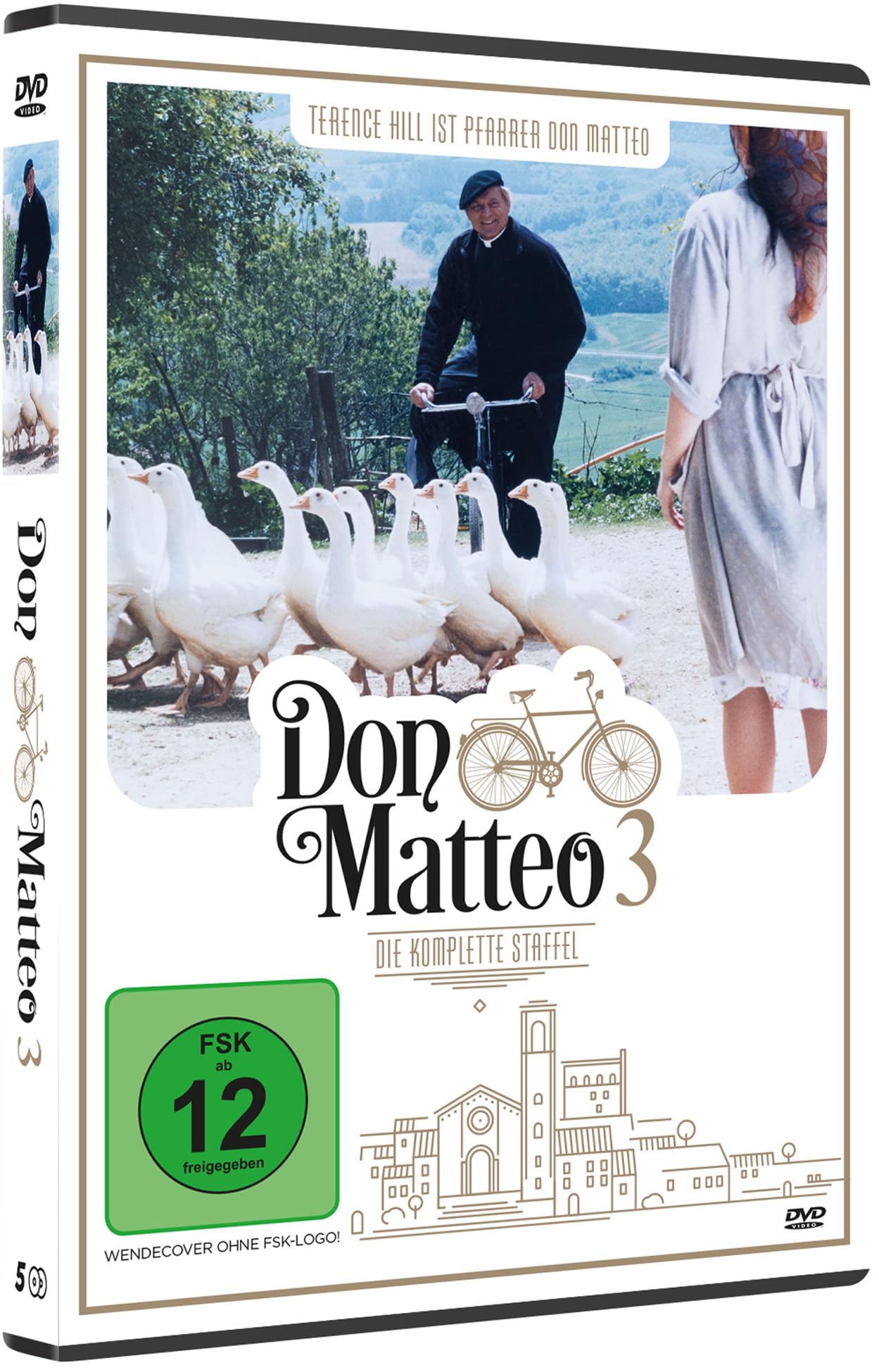 Don Matteo Staffel 3 - Gesamtbox - Die kpl. 3. Season (16 Folgen) der populären Serie mit Terence Hill als moderner Pfarrer und Meister-Detektiv [5 DVDs]