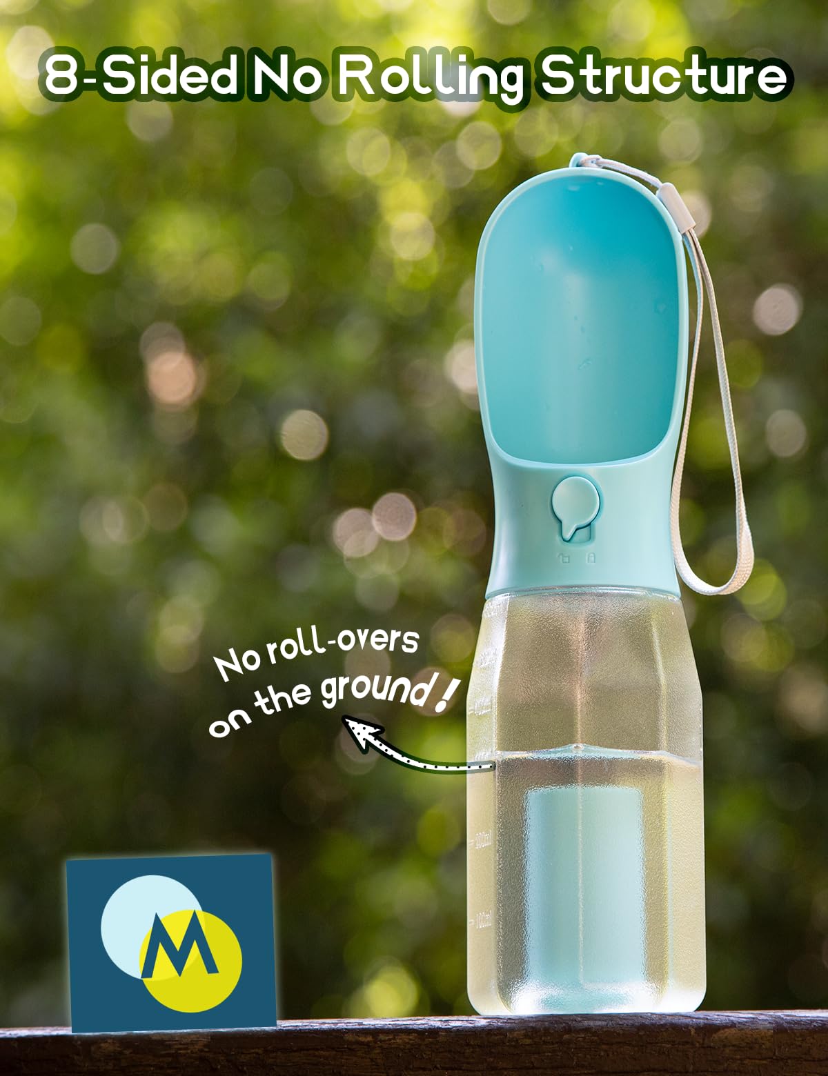 Bouteille d'eau portable pour chien, bol de voyage 3 en 1 avec récipient de nourriture et support pour sac à déjections, distributeur pour animaux de compagnie, accessoires pour l'été, la