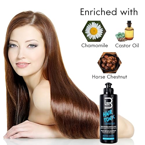 Miniatura 4 de L3 Tónico capilar Level 3 - Hidratante capilar para mujeres y hombres - Impacto fresco para mayor brillo y volumen del cabello