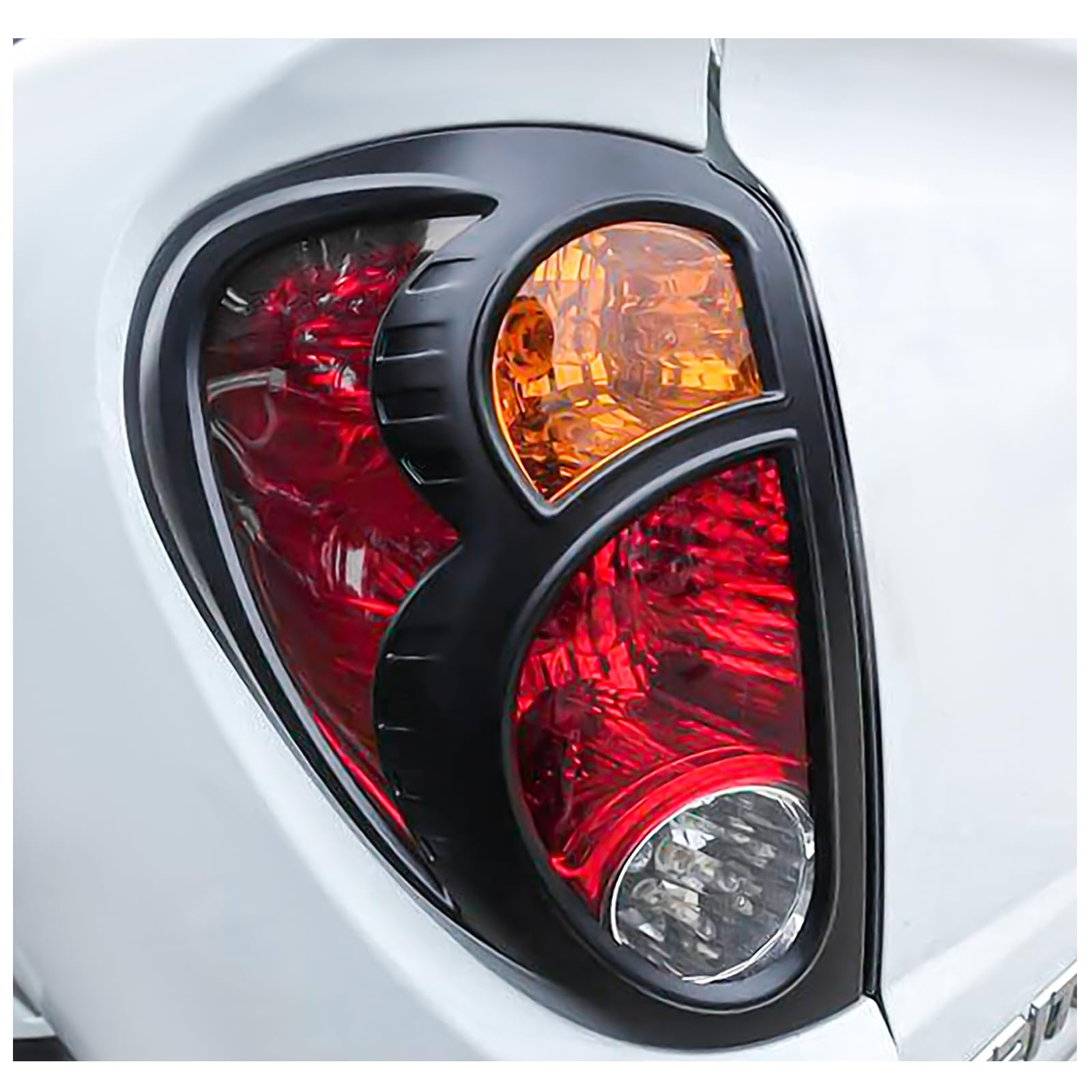 Copertura fanale posteriore per Mitsubishi L200 2006-2014, L200 Triton KA KB ABS, rivestimento di protezione posteriore nero opaco