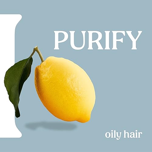 Miniatura 3 de Champú Daily Sebum Control con limón de la costa de Amalfi (12.51 onzas líquidas), para cabello graso, apto para veganos, 95% ingredientes de origen