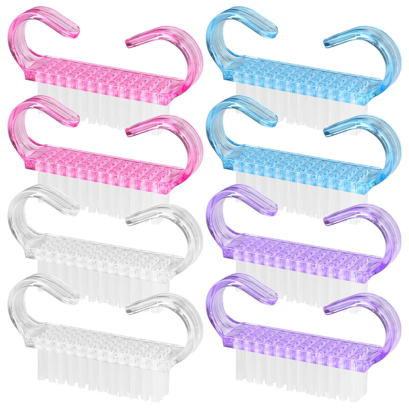 TOPINCN Edelstahl-Nagelbürste – Hand- & Nagelreiniger, 10,2 Cm, Weiche Borsten