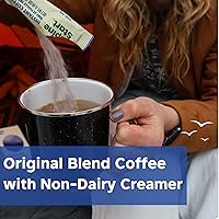 Vista 3 de Alpine Start Café instantáneo premium, crema de coco sin lácteos, 100% café arábica colombiano de alta altitud, sin OMG, sin lácteos, sin soja, 15