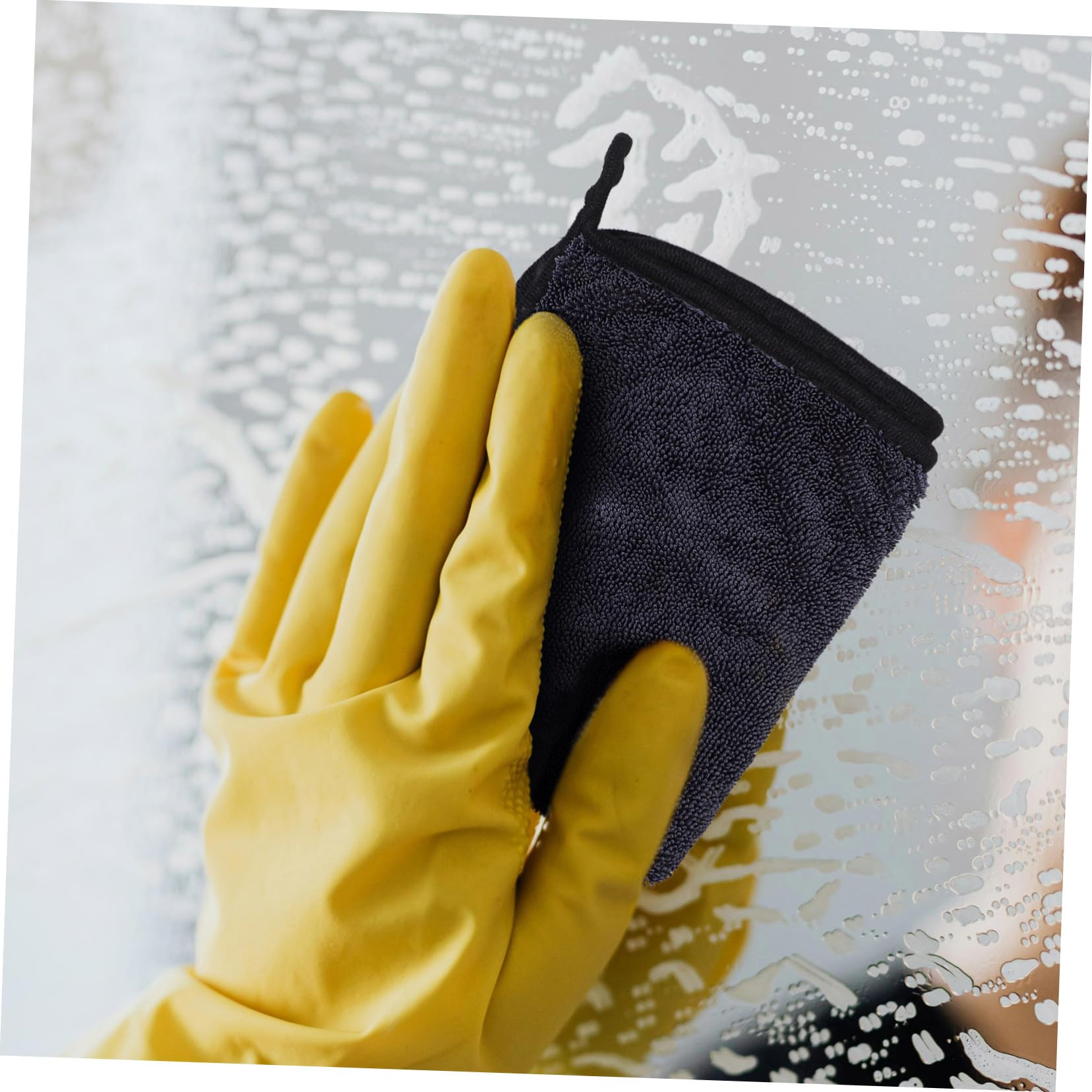 10 Piezas Toallas de Secado para Coche Unidades Paños de Microfibra Absorbentes y Reutilizables Alta Absorción y Secado Rápido para Limpieza y Cuidado de Ventanas y Cristales