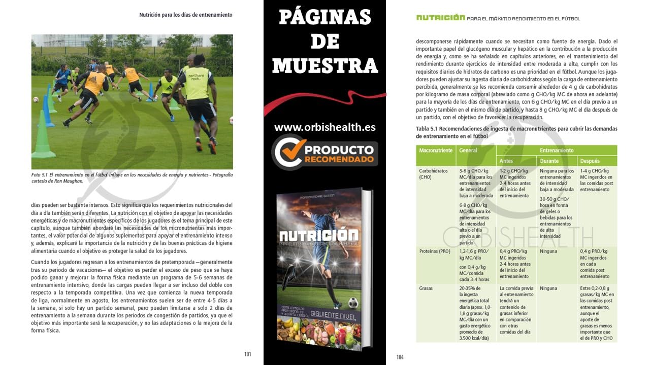 Nutrición para el máximo rendimiento en el fútbol. Come como los profesionales y lleva tu juego al siguiente nivel. (Nutrición Deportiva)