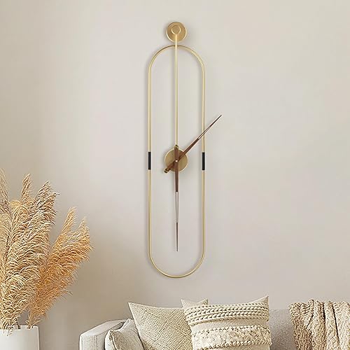 Miniatura 10 de Reloj de Pared Moderno Relojes de Pared Grandes con Esfera de Nogal Silencioso Sin Tictac para Sala de Estar Decoración del Hogar Dormitorio Cocina
