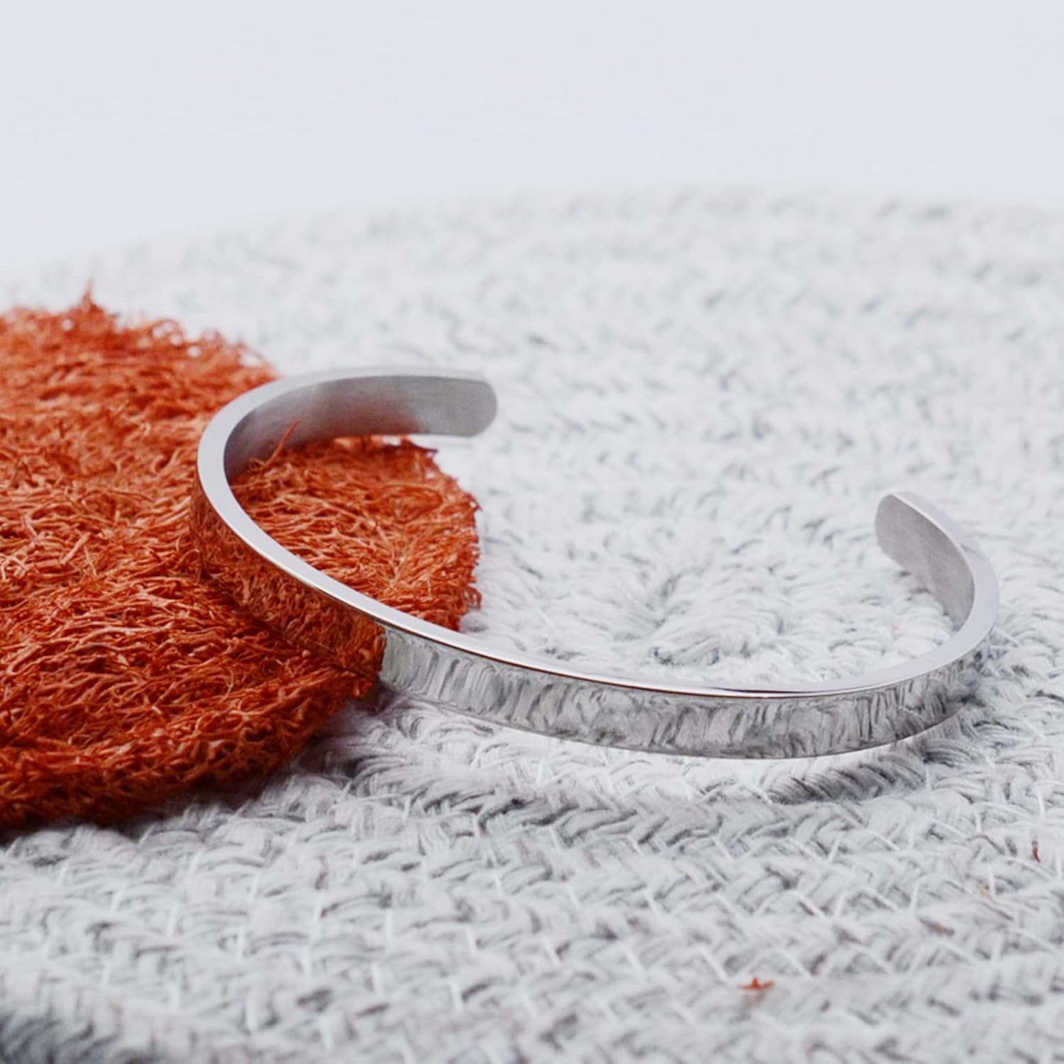 Raysunfook Once by My Side Forever in My Heart Pet Sympathy Gift Bracelet Pet Remembrance Jewelry Dog Memorial Cuff Loss of Pet Gifts (Bangle - Once by my side, forever in my heart) - Image 7