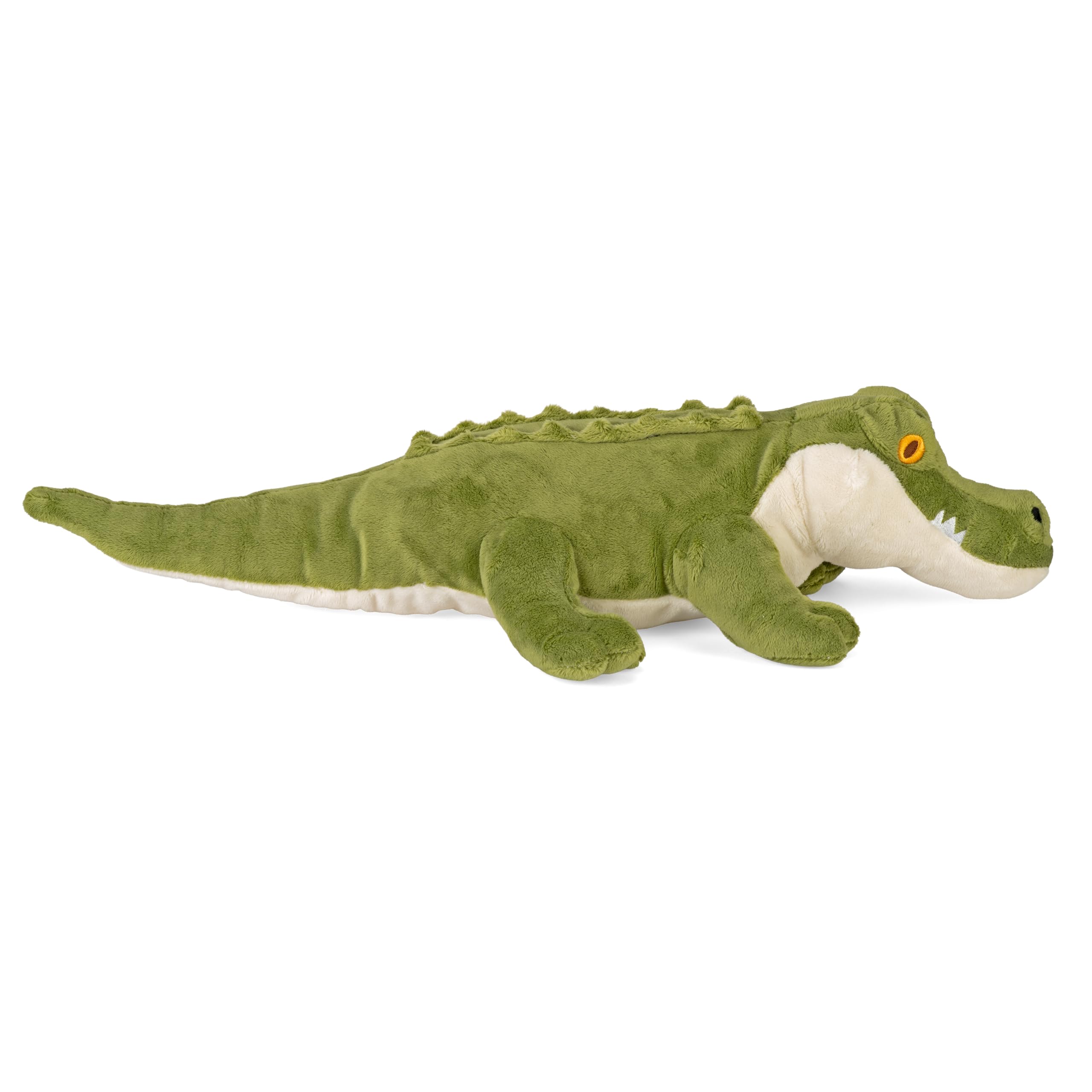 Wild Republic Ecokins Alligatore, Peluche Per Bambini 30 cm, Peluche Di Qualità, Regalo Di Compleanno, Giocattoli Ecologici, Creato Riciclando 16 Bottiglie In Plastica