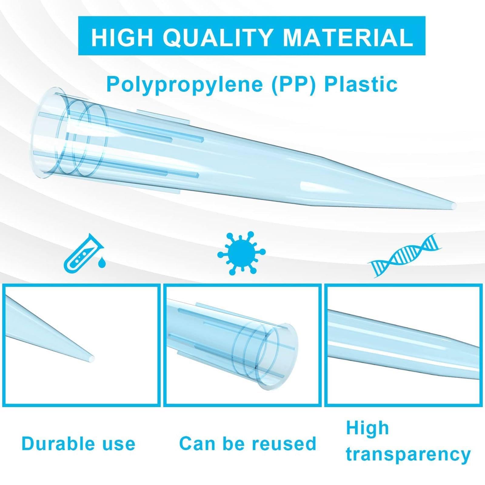 Puntas De Pipeta De Laboratorio (Universales / 10ul-10ml), 100-1000 Piezas, Transparentes, para Movimiento De LíQuidos En Laboratorios De MicroquíMica,10ml(100pieces)