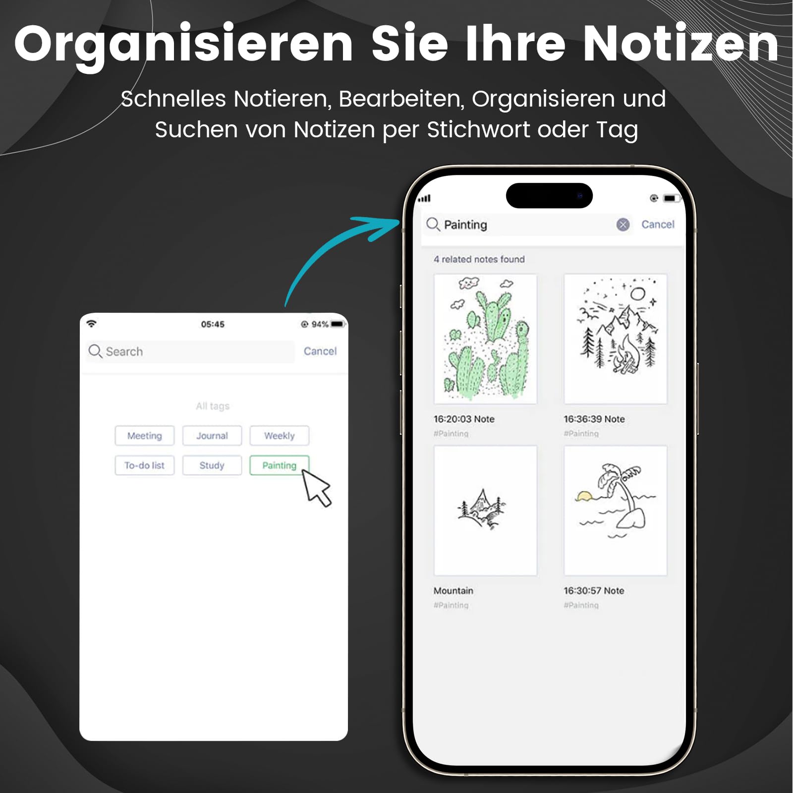 NEWYES Syncpen 3 Set, Smart Pen mit Tablet und Digitales Notizbuch &6 Refills, Echtzeit-Synchronisation& Smart Texterkennung für Student,Lehrer, Meetings, Vorlesungen oder Kreatives Arbeiten