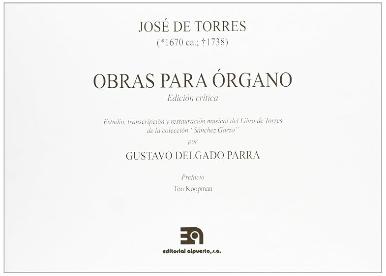 Obras para Organo: Jose de Torres