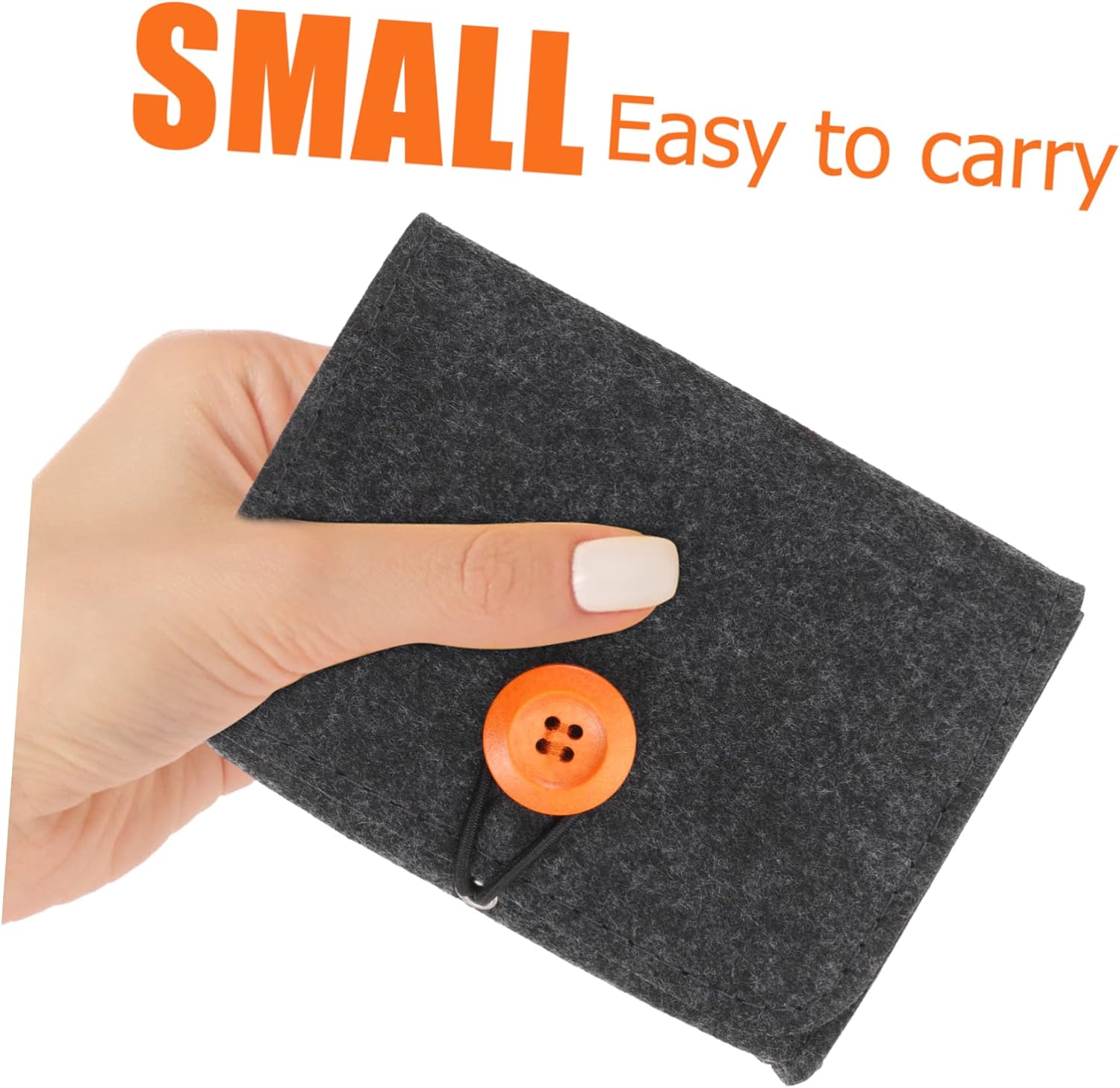 NOLITOY 10pcs Travel Essential Oil Pouch Compact Felt Storage Bag for Essential Oils Perfume Holder Scented Carrying Case