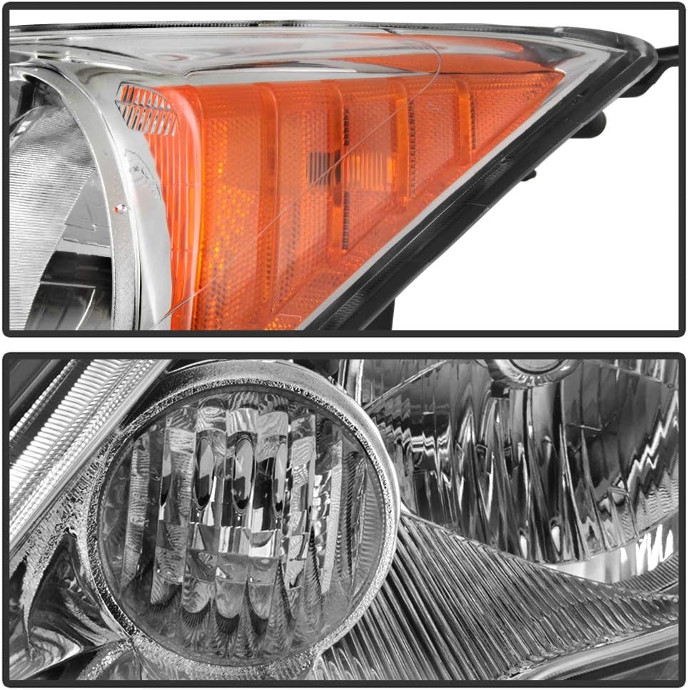 ACANII - For 2007-2011 Honda CRV CR-V Headlights Headlamps Assembly Factory OE Style Replacement Driver + Passenger Side