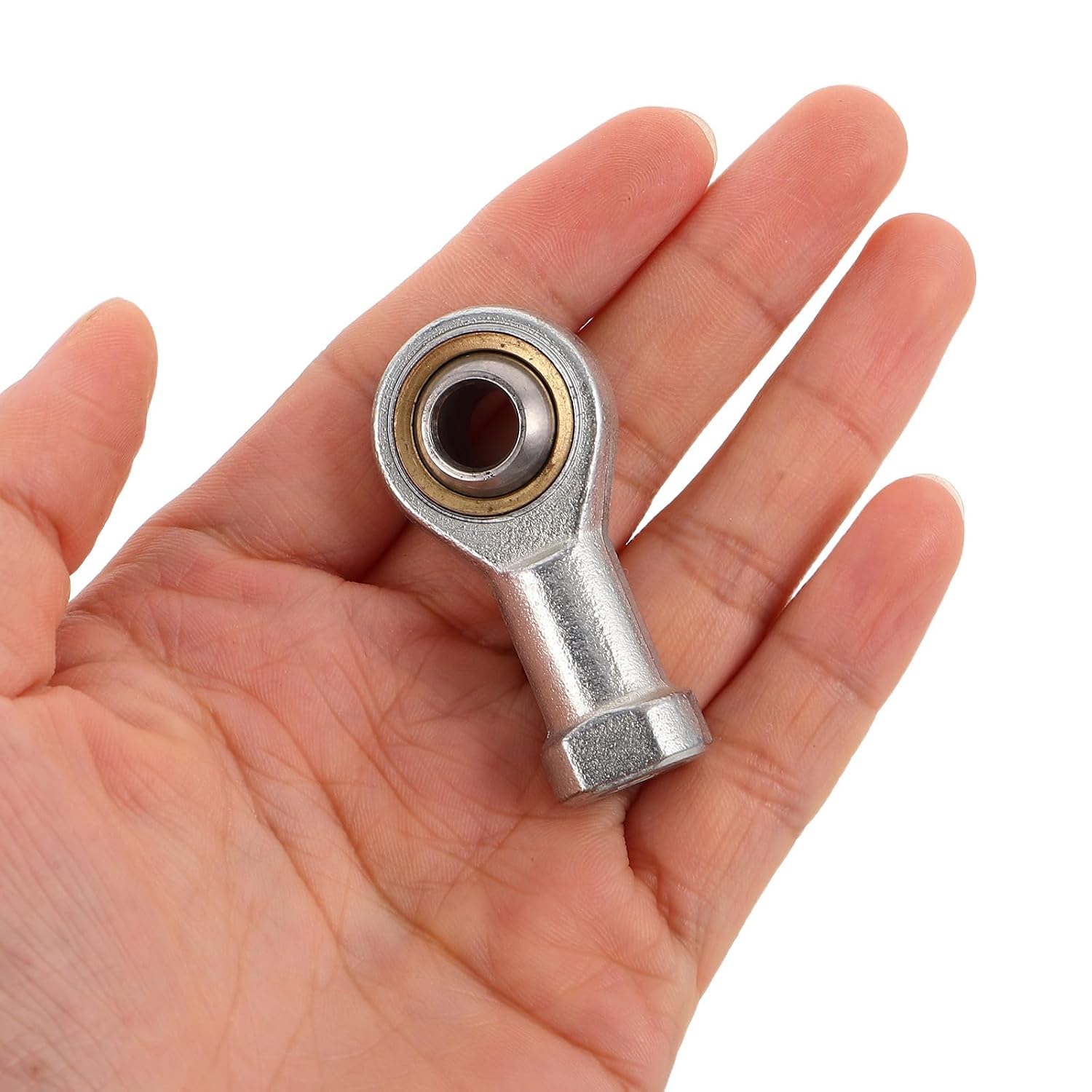 6pcs Rod End Bearing: M8x1.25 Internal Reverse Thread Fish Eye Joint Bearing for Rod Assembly Machinery Mechanical Parts Use