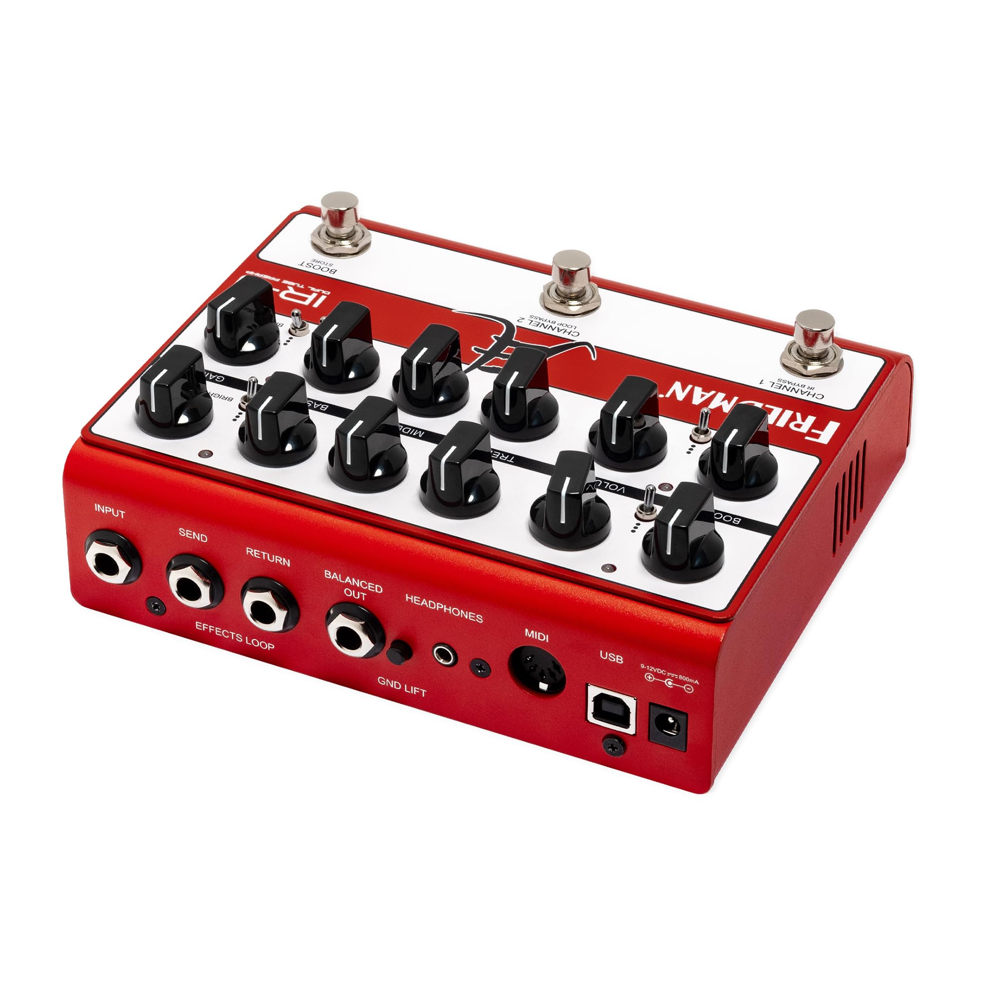 Amazon.com: Friedman IRJ Jake E Lee Dual Tube Preamp : Musical
