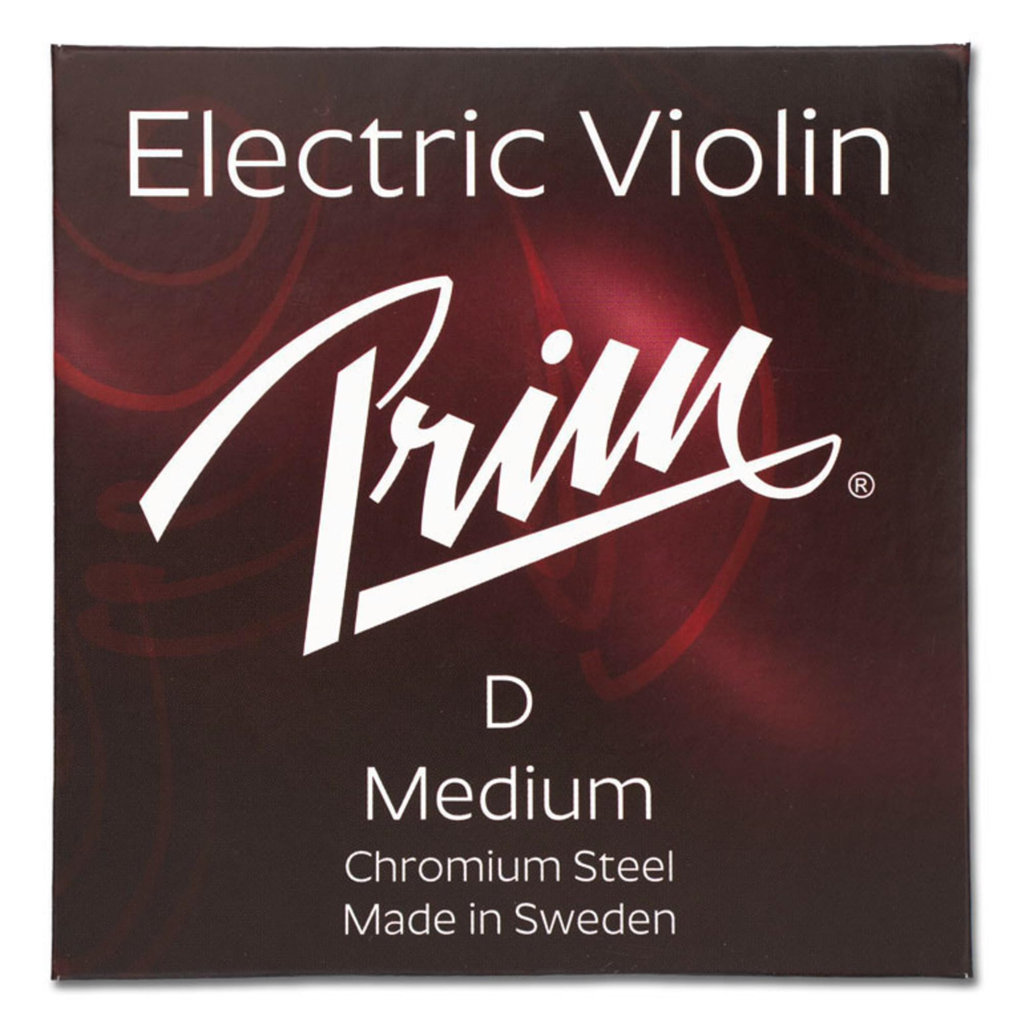 Prim Violin String, D-String Medium Single String for Classical and Electric Violins, Steel Core Aluminum-Stainless Steel Winding, 0.028"/0.72 mm