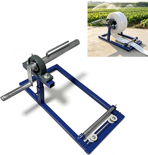 Manual Hand Crank Hose Manual Water Hose Winder with Guide Roller System