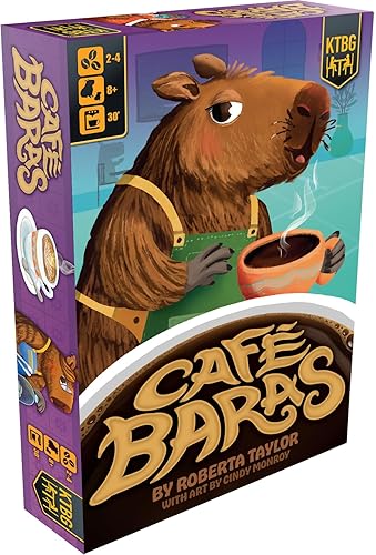 Cafe Baras, Family Card Game, for 4 Players and Ages