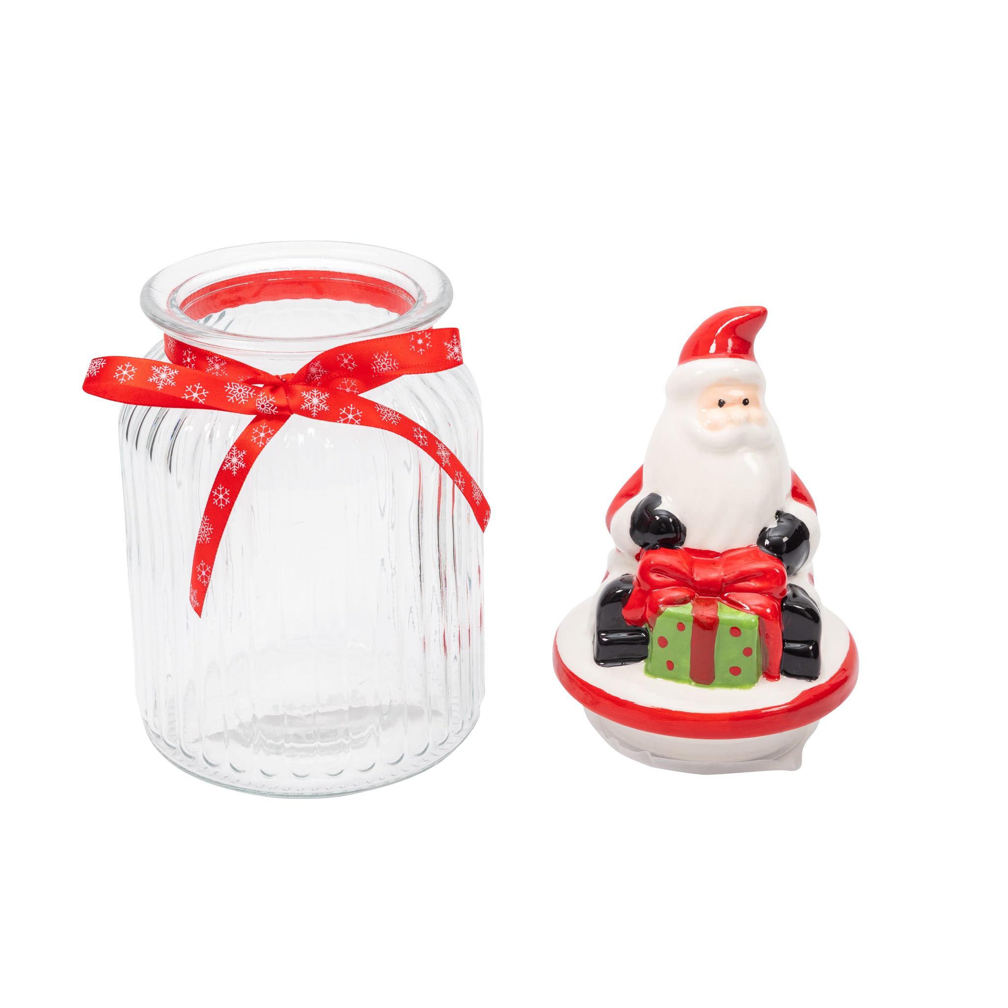 Bocaux en verre fantaisie de Noël en forme de pingouin avec motifs de pingouin