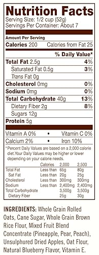 Miniatura 3 de Bob's Red Mill Granola sin grasa de arándanos y manzanas - 12 oz