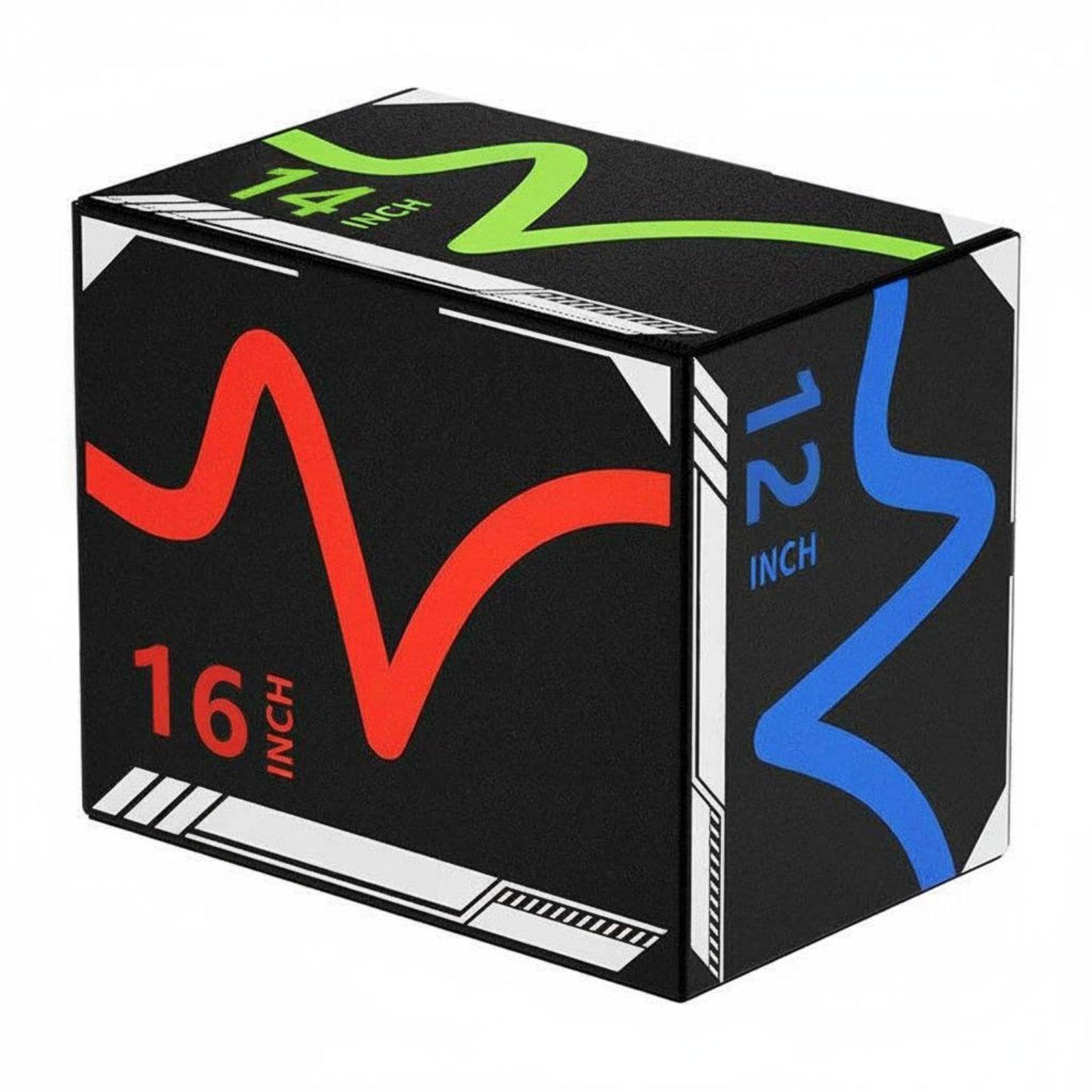 3 in 1 Versatile Soft Jump Box Shock Absorbing Plyometric Exercise Box Non-Slip Lower Body Press Bench for Home Gym 30-35-40cm Style 01-image-32