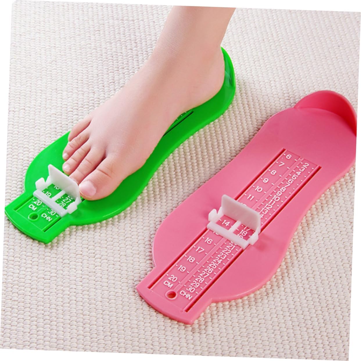 NOLITOY 5pcs Shoe Measuring Devices Boys and Girls Foot Measurement Device Foot Gauge Easy to Carry Accurate