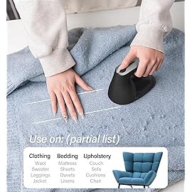 Bymore Fabric Shaver, Lint Shaver for Clothing Furniture Shaver, Sweater Defuzzer Pill Remover Shaver, Lint Remover for Clothing Fuzz-Black