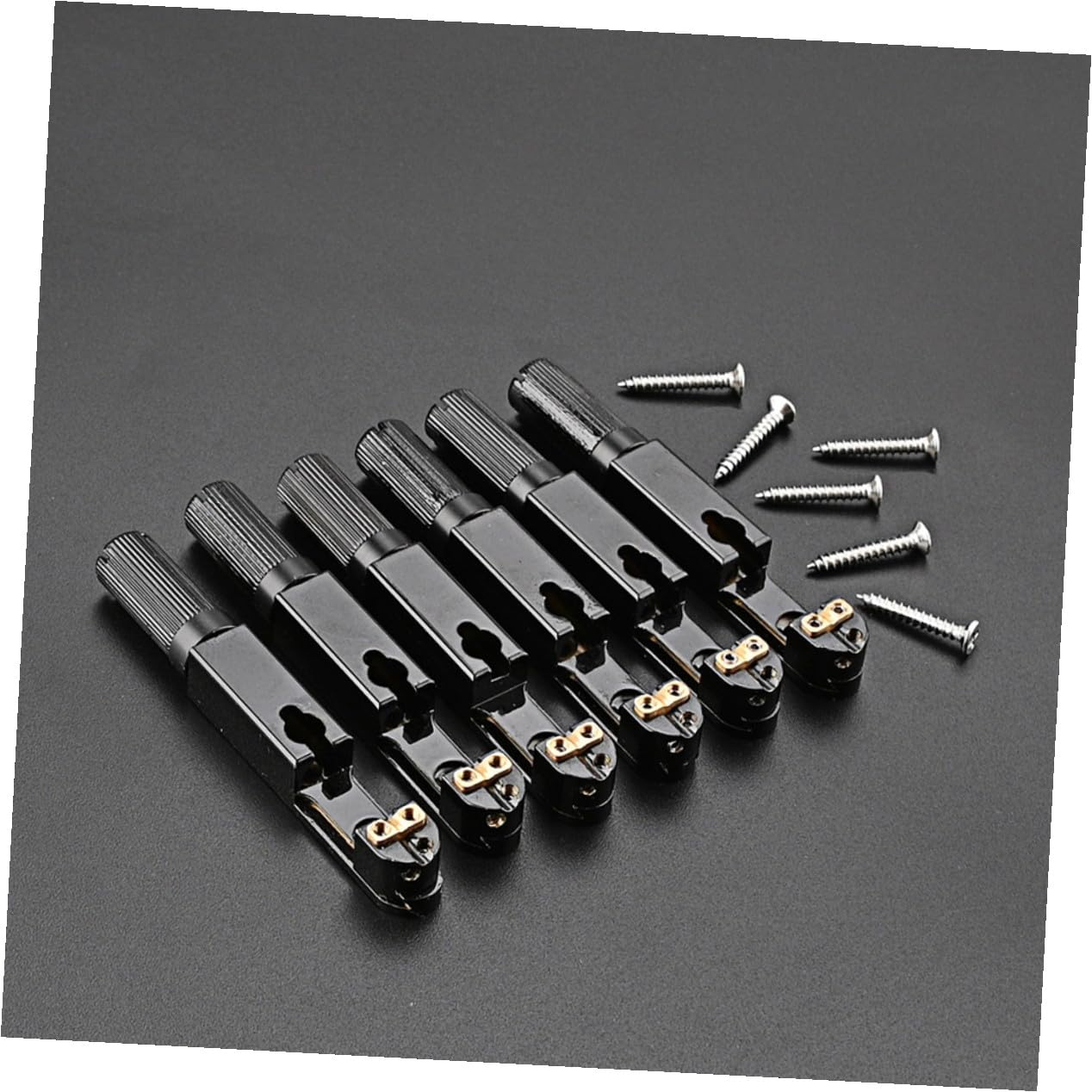 Robuste Single Headless Gitarrenbrücke aus Premium Metall Langlebiges Zubehör für Gitarren und Ukulelen Einfache Installation Ersatz für Beschädigte Saitenhalter Vielseitig