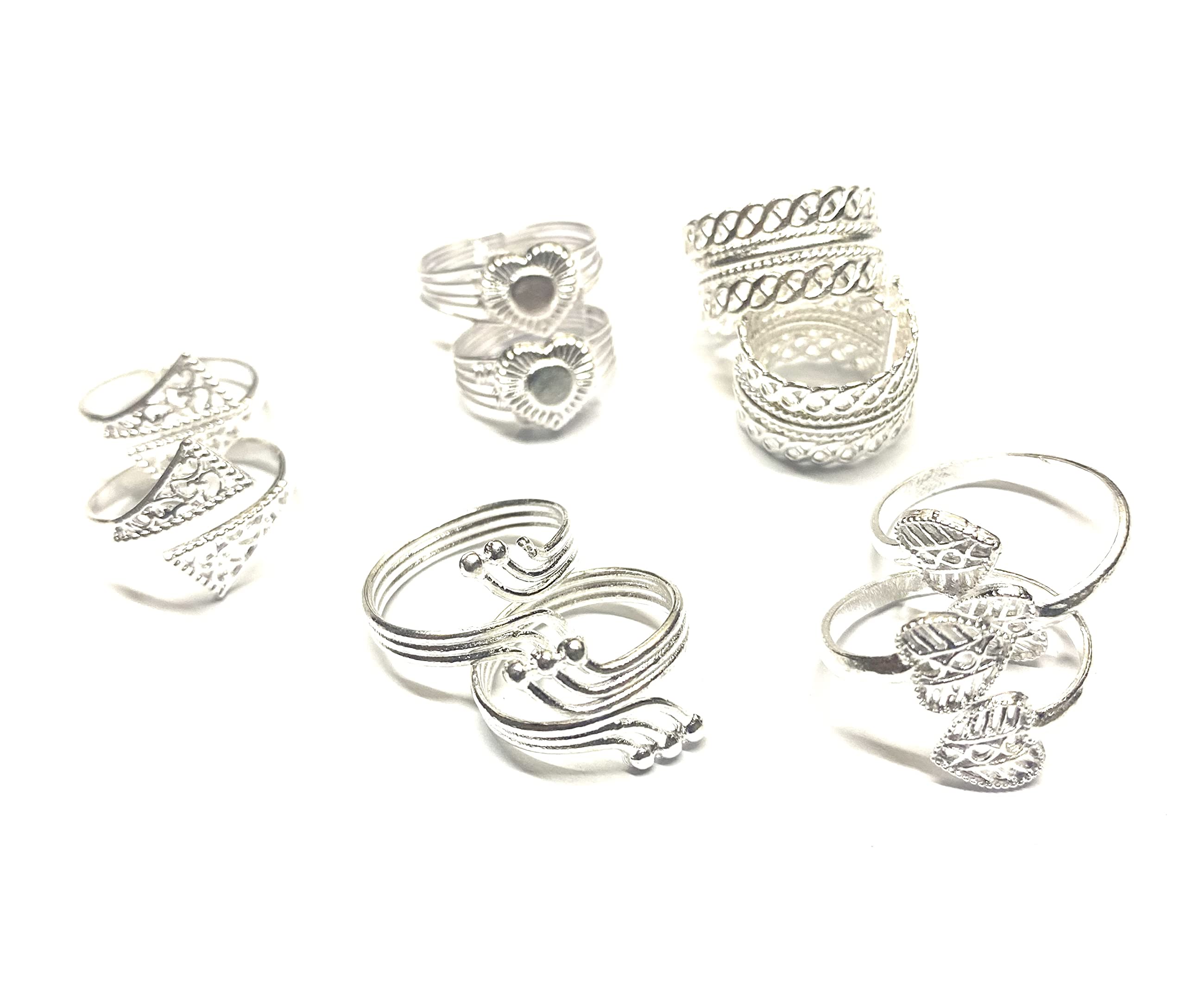 RISYANKA JEWELS Women Stylish alloy toe ring ATR16-picture-29