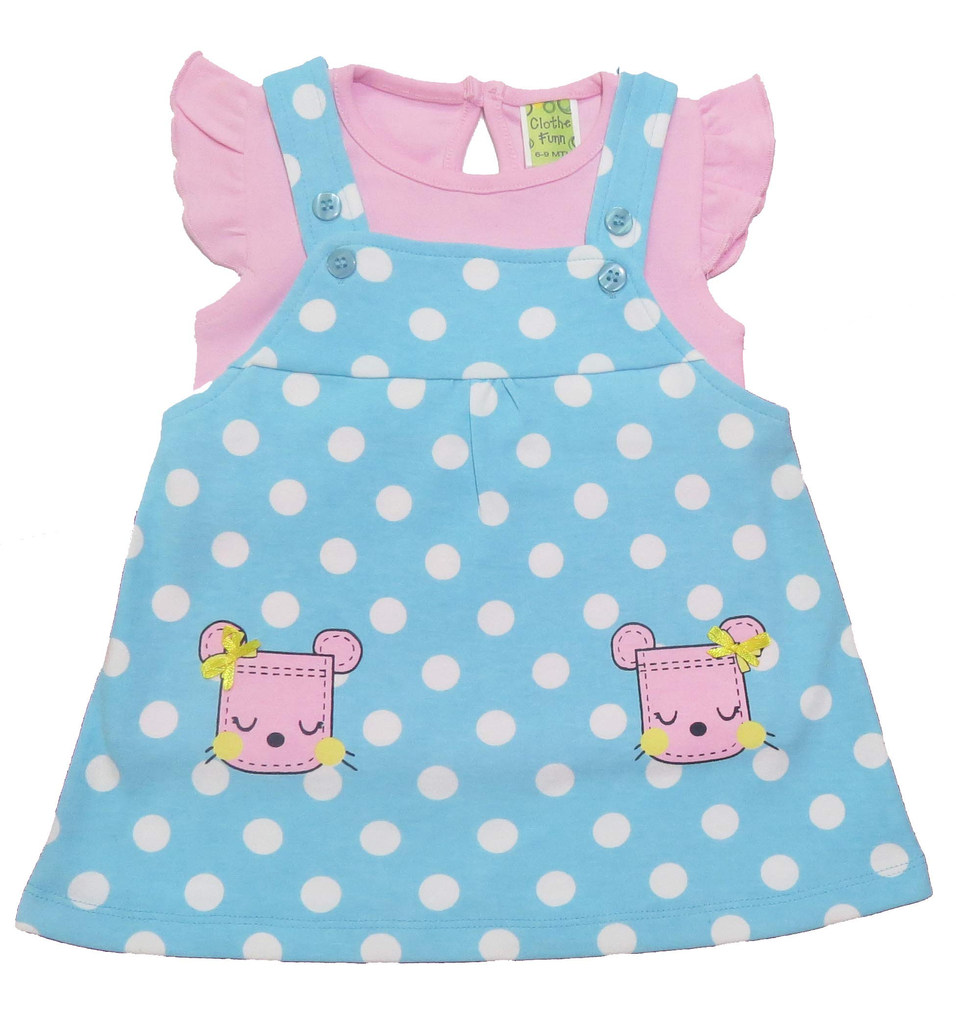 Clothe Funn New Born Baby Girl Dress Knee Length
