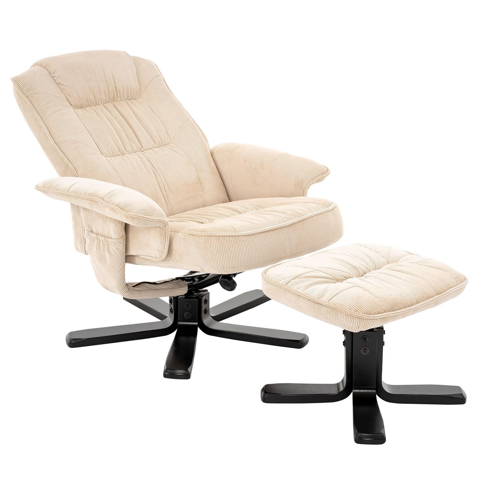 IDIMEX Fauteuil de Relaxation Charles avec Repose-Pieds Pouf, siège pivotant et Dossier inclinable, Assise rembourrée Confortable et Relax, revêtement en Velours Gris IDIMEX Fauteuil de Relaxation Charles avec Repose-Pieds Pouf, siège pivotant et Dossier inclinable, Assise rembourrée Confortable et Relax, revêtement en Velours Gris