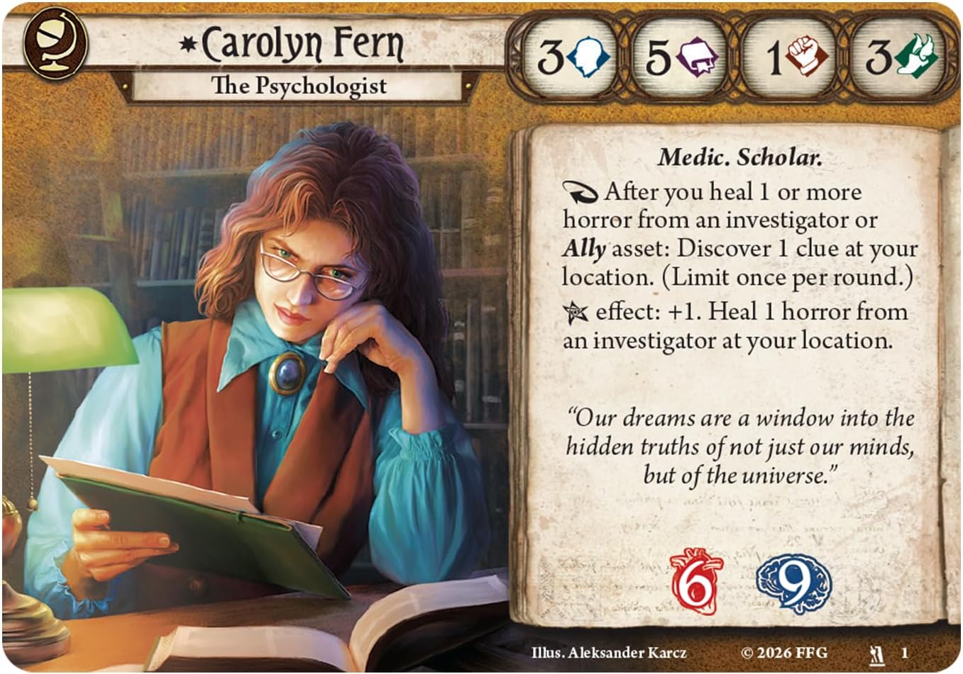 Arkham Horror: The Card Game Carolyn Fern Investigator Deck image 4