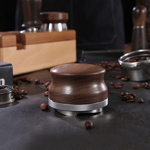 Miniatura 9 de GURUDAR Distribuidor de café de 2.008 in, herramienta de distribución de espresso, nivelador de manipulación de espresso de profundidad ajustable