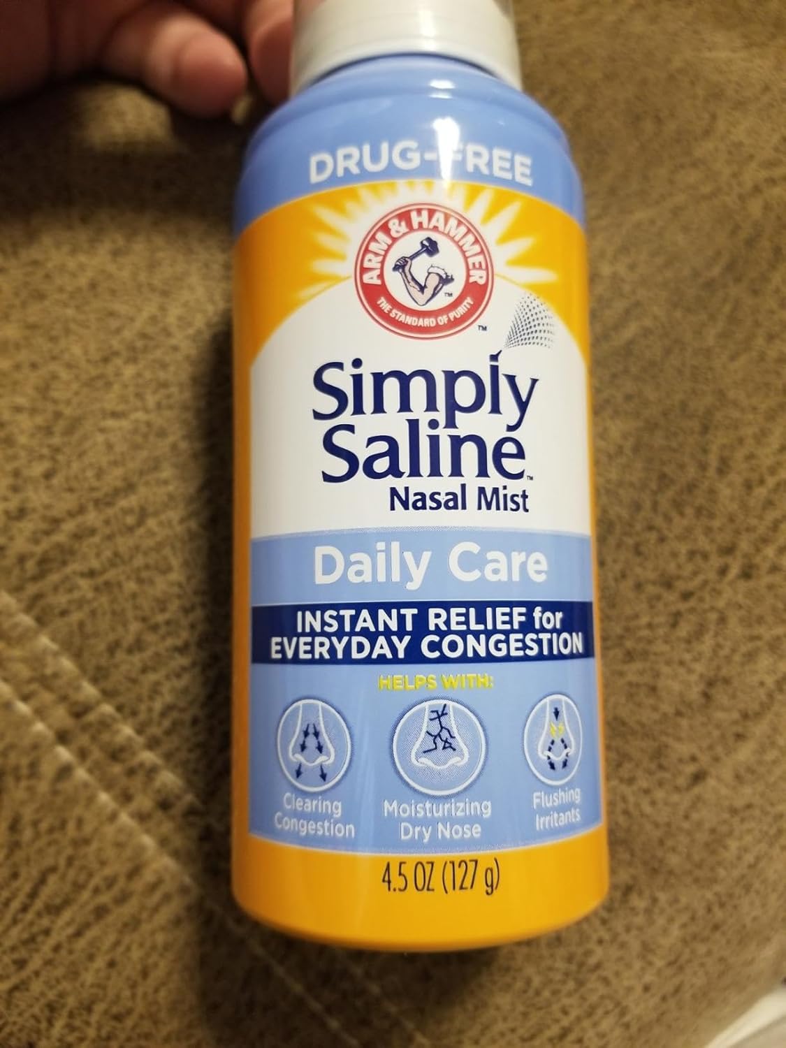 Simply Saline Instant Relief for Everyday Congestion Nasal Mist 4.25 oz (Pack of 9)