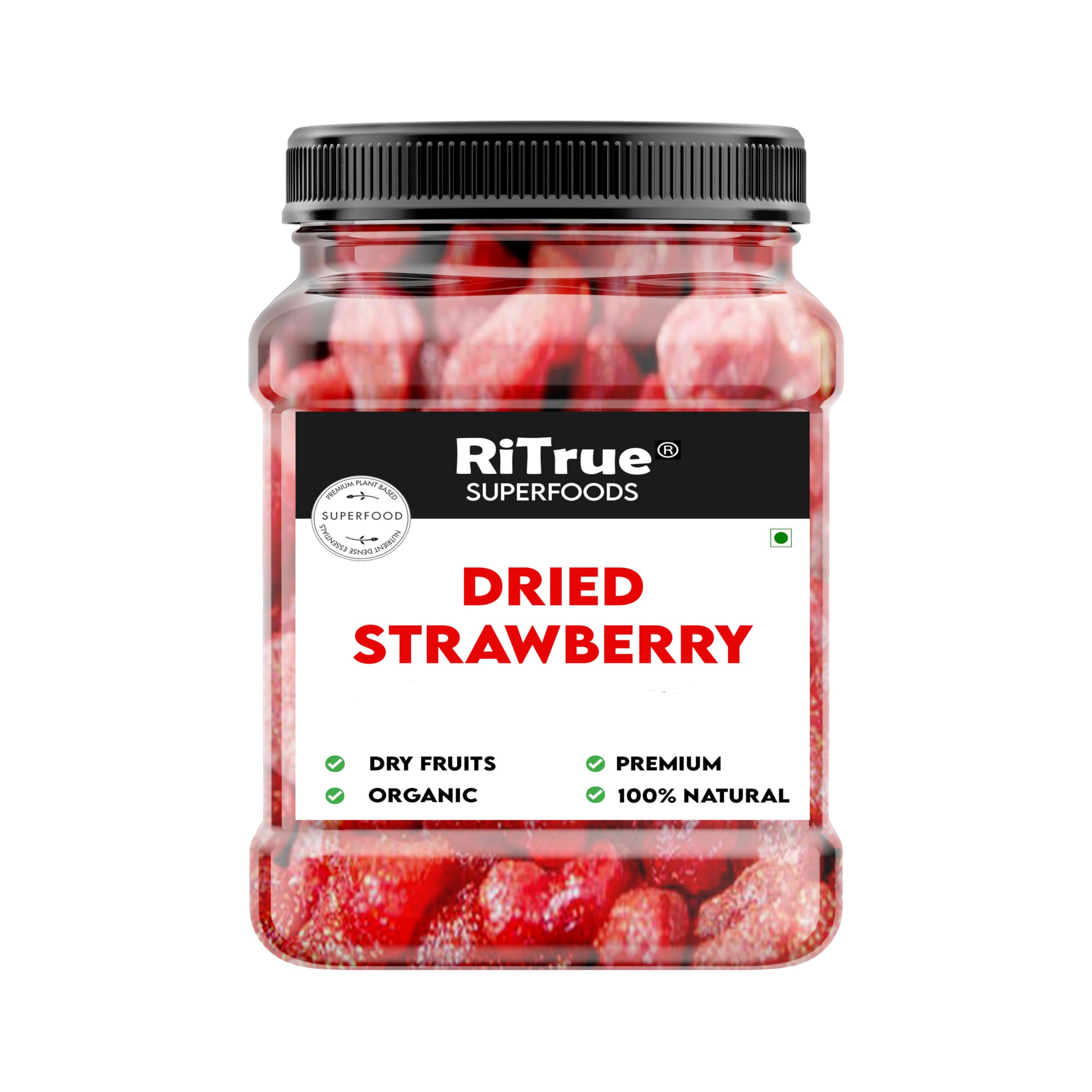 RiTrue - Dried Strawberry - 250 Gm - Unsweetened Strawberries Dry Fruits (GLUTEN FREE, VEGAN & NON GMO) (B08WJ4HKF1) Amazon Price History, Amazon Price Tracker