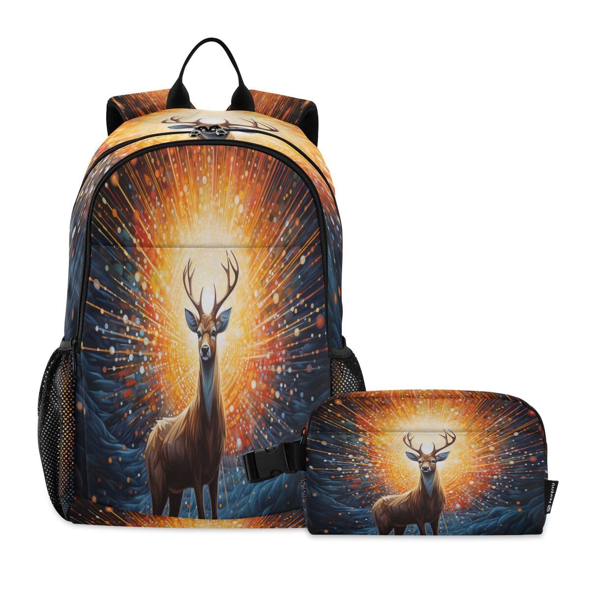 Sac à dos magique enfants sac à livres primaire motif cerf